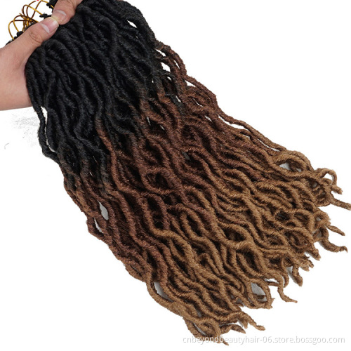 synthetic wavy Gypsy locs Hair nu Soft faux locs crochet jumbo crotchet hair Gypsy locs